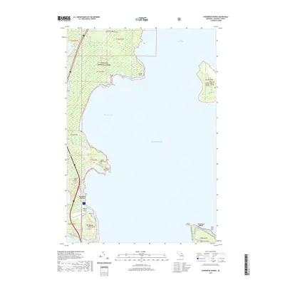 2019 Map of Evergreen Shores, 2019 Print