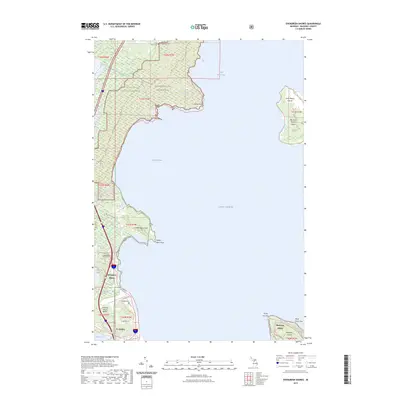 2023 Map of Evergreen Shores, 2023 Print