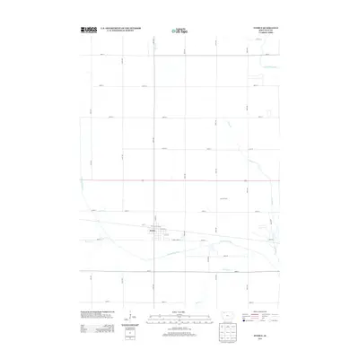 2013 Map of Everly, 2013 Print
