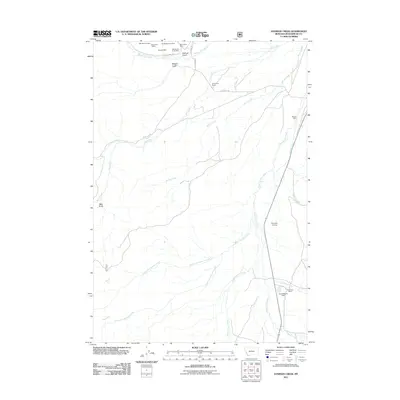 2011 Map of Everson Creek, 2011 Print