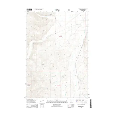 2014 Map of Everson Creek, 2014 Print