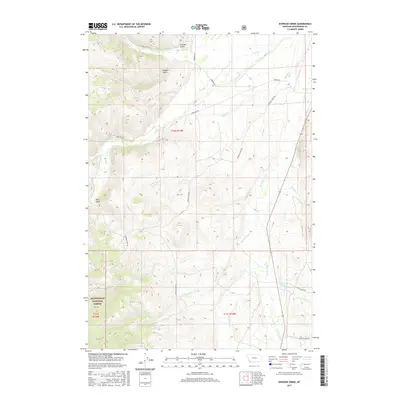 2017 Map of Everson Creek, 2017 Print