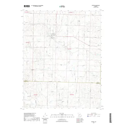 2017 Map of Everton, 2017 Print