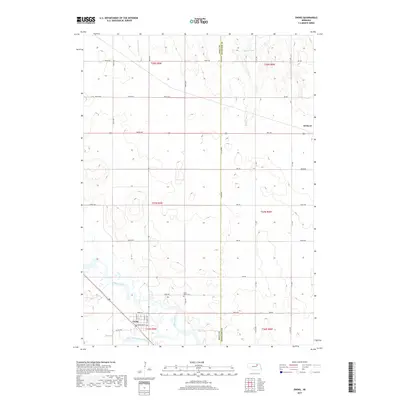 2017 Map of Ewing, 2017 Print