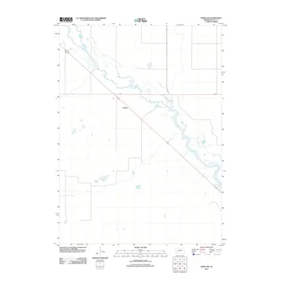 2011 Map of Ewing SW, 2011 Print