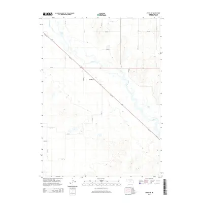 2014 Map of Ewing SW, 2014 Print