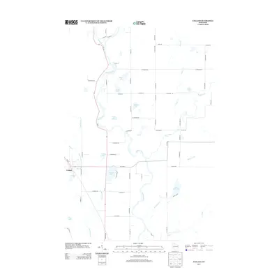 2013 Map of Exeland, 2013 Print