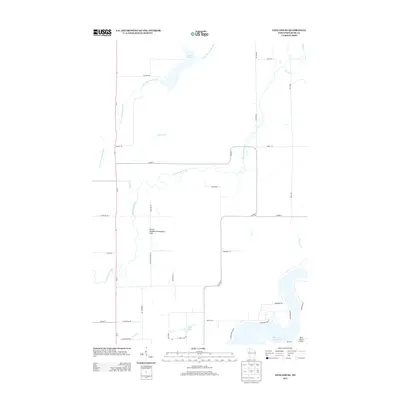 2013 Map of Exeland SE, 2013 Print