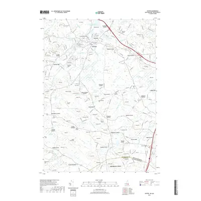 2018 Map of Exeter, 2018 Print