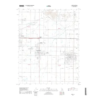2018 Map of Exeter, 2018 Print