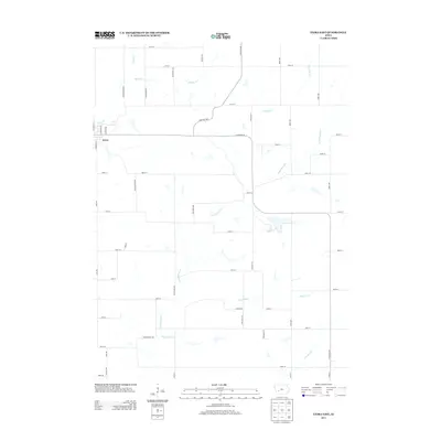 2013 Map of Exira East, 2013 Print