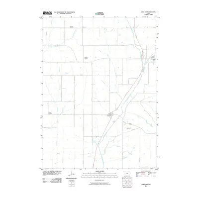 2010 Map of Exira West, 2010 Print