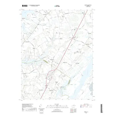 2019 Map of Exmore, 2019 Print