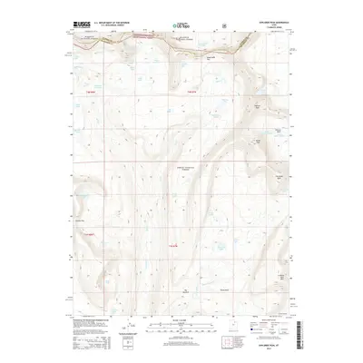 2014 Map of Explorer Peak, 2014 Print
