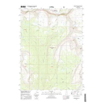 2017 Map of Explorer Peak, 2017 Print