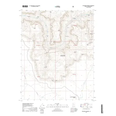 2018 Map of Explorers Monument, 2018 Print
