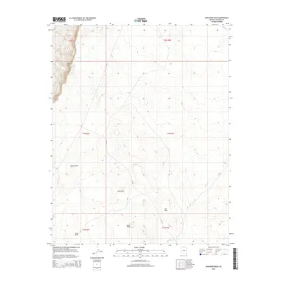 2014 Map of Explosive Rock, 2014 Print