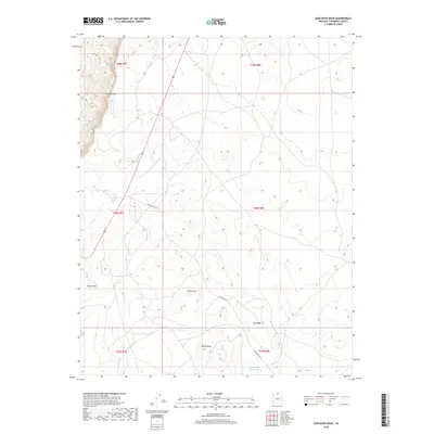 2018 Map of Explosive Rock, 2018 Print