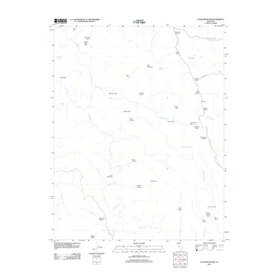 2012 Map of Eylar Mountain, 2012 Print