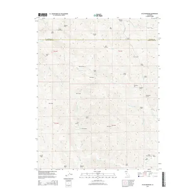 2015 Map of Eylar Mountain, 2015 Print