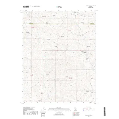 2018 Map of Eylar Mountain, 2018 Print