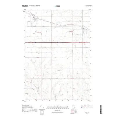 2019 Map of Eyota, 2019 Print