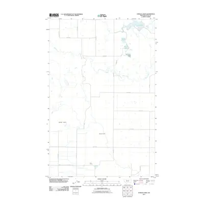 2011 Map of Eyraud Lakes, 2011 Print