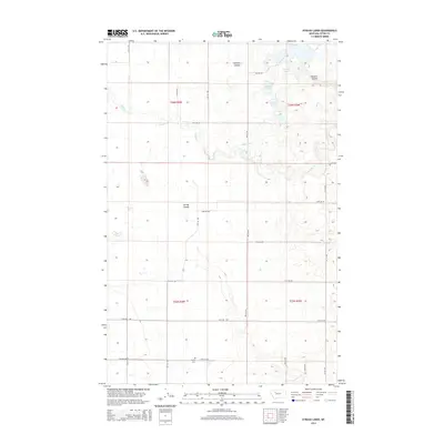 2014 Map of Eyraud Lakes, 2014 Print