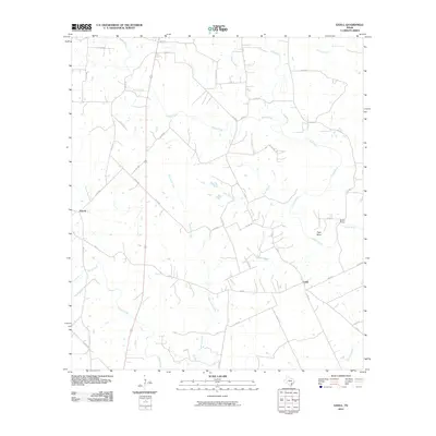 2010 Map of Ezzell, 2010 Print