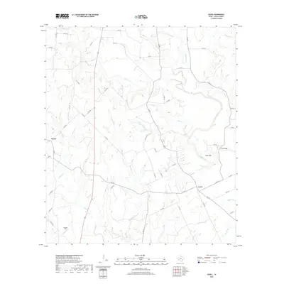 2019 Map of Ezzell, 2019 Print