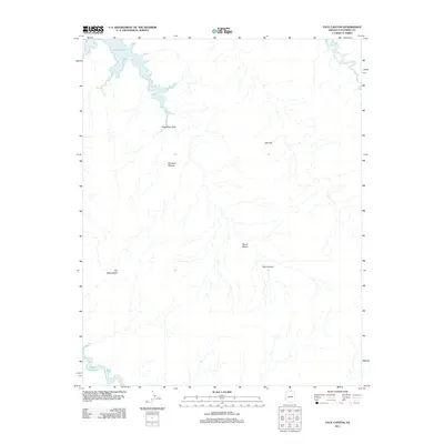 2011 Map of Face Canyon, 2011 Print