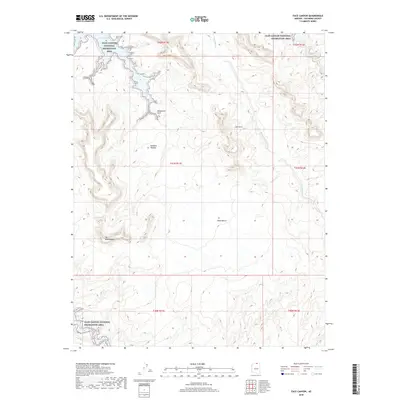 2018 Map of Face Canyon, 2018 Print