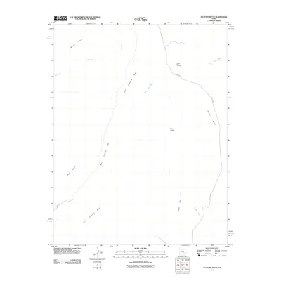 2011 Map of Factory Butte, 2011 Print