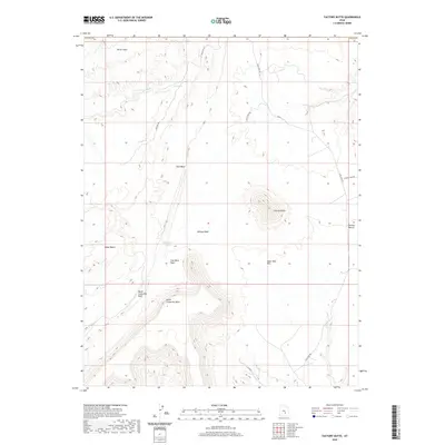 2020 Map of Factory Butte, 2020 Print