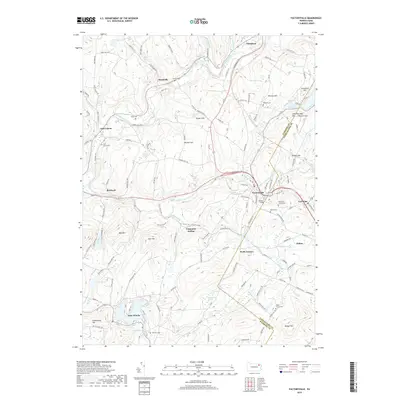 2019 Map of Factoryville, 2019 Print
