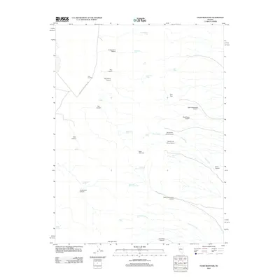 2012 Map of Fagin Mountain, 2012 Print