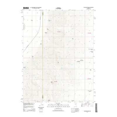 2014 Map of Fagin Mountain, 2014 Print