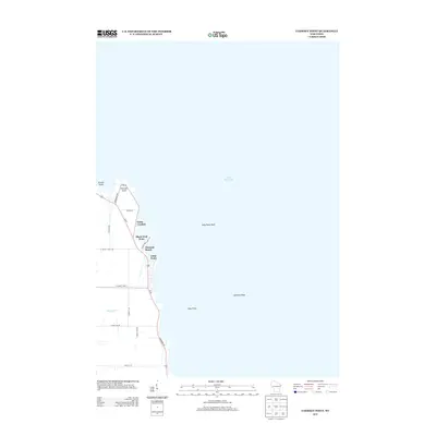 2013 Map of Fahrney Point, 2013 Print
