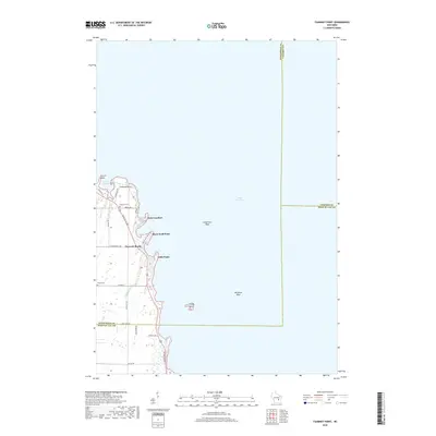 2018 Map of Fahrney Point, 2018 Print