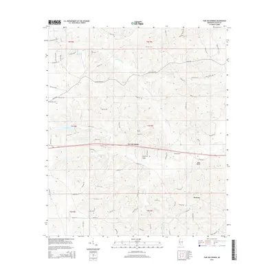 2015 Map of Fair Oak Springs, 2015 Print