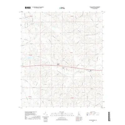 2018 Map of Fair Oak Springs, 2018 Print