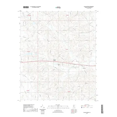 2020 Map of Fair Oak Springs, 2020 Print