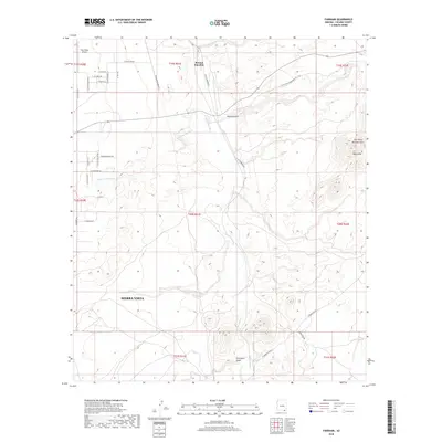 2018 Map of Fairbank, 2018 Print