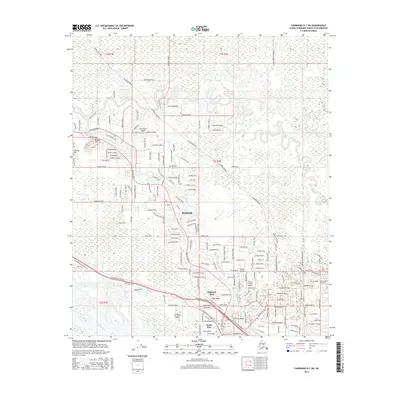 2016 Map of Fairbanks D-1 SW, 2016 Print