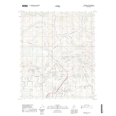 2021 Map of Fairbanks D-2 NE, 2021 Print