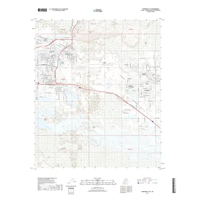 2017 Map of Fairbanks D-2 SE, 2017 Print