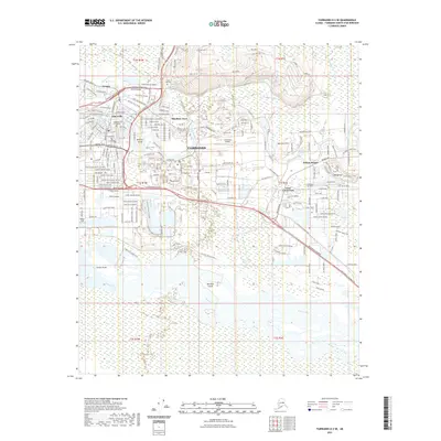 2021 Map of Fairbanks D-2 SE, 2021 Print