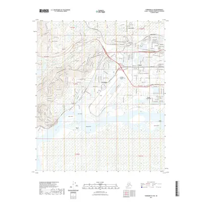 2021 Map of Fairbanks D-2 SW, 2021 Print