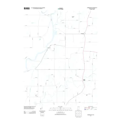 2013 Map of Fairbanks, 2013 Print