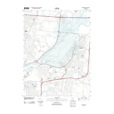 2010 Map of Fairborn, 2010 Print
